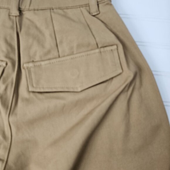 Universal Standard Women's Tan High Waisted Cuffed 4 Pocket Shorts Size XS NWT - Picture 7 of 15